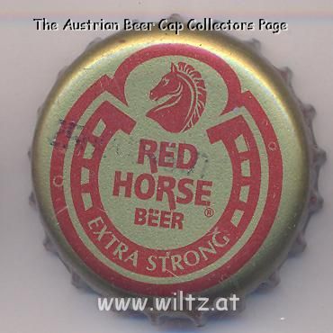 RED HORSE BEER Metal Bottle Cap Crown Philippines 2018 Asia Collect p30 330ml 