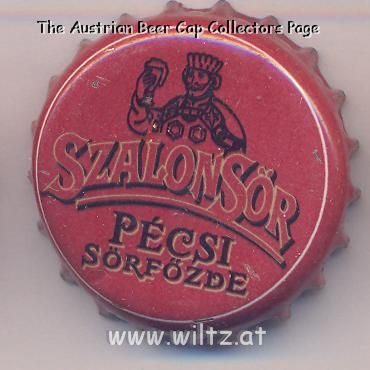 Beer cap Nr.8703: Szalon Sör produced by Pecsi Sörfozde RT/Pecs