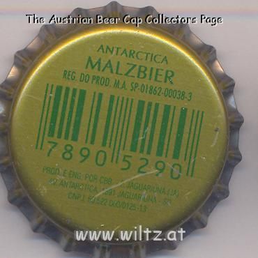 Beer cap Nr.8714: Antarctica Malzbier produced by Antarctica/Sao Paulo
