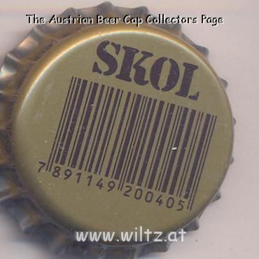 Beer cap Nr.8715: Skol produced by Brahma/Curitiba