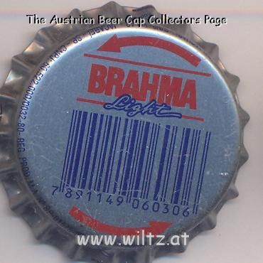 Beer cap Nr.8716: Brahma Light produced by Brahma/Curitiba