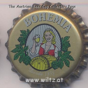 Beer cap Nr.8722: Bohemia produced by Antarctica/Rio De Janeiro