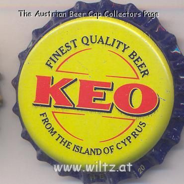 Beer cap Nr.8734: KEO produced by KEO/Limassol