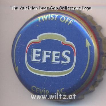 Beer cap Nr.8735: Efes produced by Ege Biracilik ve Malt Sanayi/Izmir