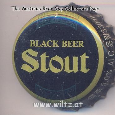 Beer cap Nr.8748: Stout Black Beer produced by Chosun Brewery Co./Seoul