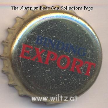 Beer cap Nr.8858: Binding Export produced by Binding Brauerei/Frankfurt/M.
