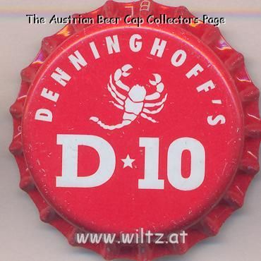 Beer cap Nr.8908: Denninghoff's D 10 produced by Giessener Brauhaus und Spiritusfab A&W Denninghoff/Giessen