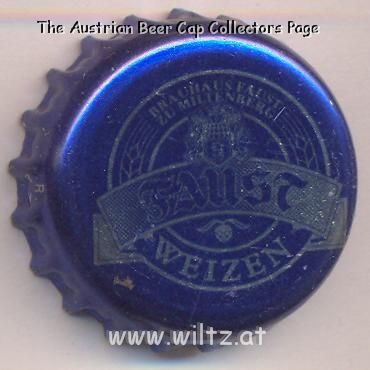 Beer cap Nr.8931: Faust Weizen produced by Faust Brauerei/Miltenberg