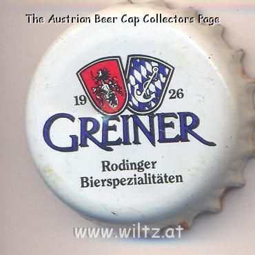 Beer cap Nr.8943: Greiner produced by Brauerei Greiner/Roding