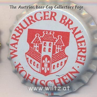 Beer cap Nr.8946: Warburger produced by Warburger Brauerei Kohlschein/Warburg