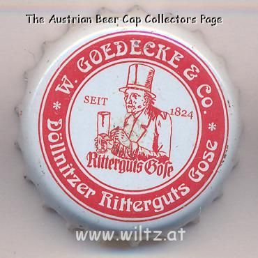 Beer cap Nr.8993: Döllnitzer Ritterguts Gose produced by Ernst Bauer/Leipzig