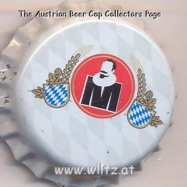 Beer cap Nr.8995: Weissbier Hefe dunkel produced by Maximilians-Brauerei/Traunstein