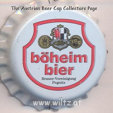 Beer cap Nr.8997: Böheim Bier produced by Brauer Verinigung Pegnitz GmbH/Pegnitz