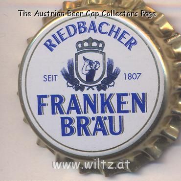 Beer cap Nr.9009: Weissbier produced by Franken Bräu/Riedbach