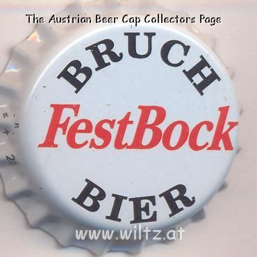 Beer cap Nr.9016: Bruch Festbock produced by Brauerei G. A. Bruch AG/Saarbrücken