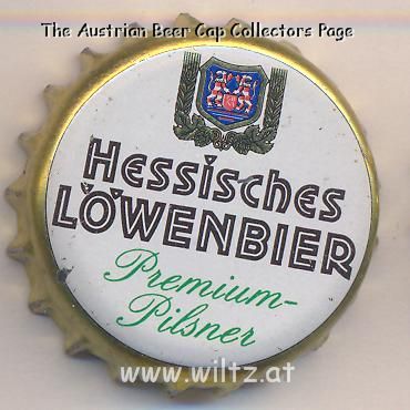 Beer cap Nr.9036: Hessisches Löwenbier Premium Pilsner produced by Hessische Löwenbier Brauerei/Malsfeld