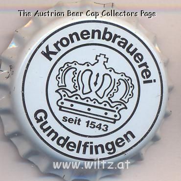 Beer cap Nr.9037: Kronen Export produced by Kronenbrauerei/Gundelfingen