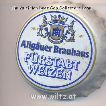 Beer cap Nr.9050: Fürstabt Weizen produced by Allgäuer Brauhaus AG/Kempten