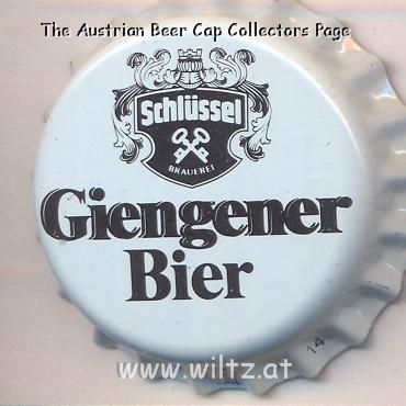 Beer cap Nr.9058: Giengener Bier produced by Schlüsselbräu/Giengen
