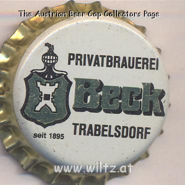 Beer cap Nr.9060: Pils produced by Privatbrauerei Beck/Trabelsdorf