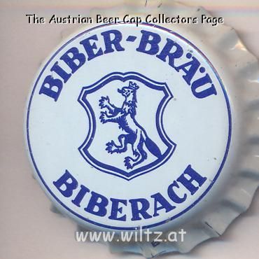 Beer cap Nr.9064: Biber Bräu produced by Brauerei zum Biber Gebr. Handtmann/Biberach