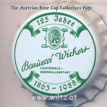 Beer cap Nr.9083: Wichert Pils produced by Brauerei Wichert/Lichtenfels-Oberwallenstadt