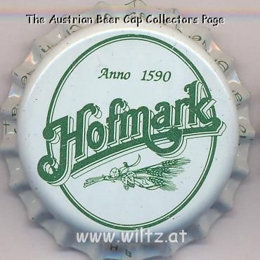 Beer cap Nr.9089: Hofmark produced by Hofmark Brauerei/Cham-Loifling