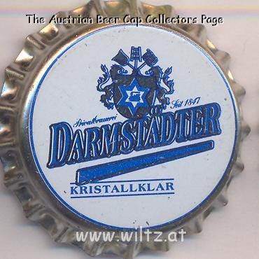 Beer cap Nr.9106: Darmstädter Kristallklar produced by Darmstätder Brauerei Rummel/Darmstadt