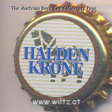 Beer cap Nr.9110: Halden Krone produced by Calanda Haldengut AG/Winterthur