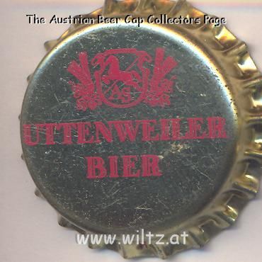 Beer cap Nr.9134: Uttenweiler Bier produced by Brauerei August Sauter KG/Uttenweiler