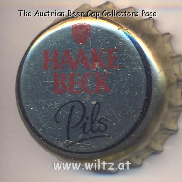 Beer cap Nr.9158: Haake Beck Pils produced by Haake-Beck Brauerei AG/Bremen