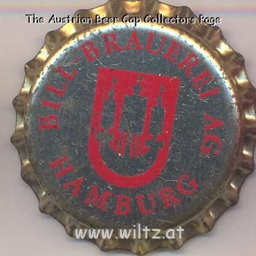 Beer cap Nr.9162:   produced by Bill Brauerei AG/Hamburg