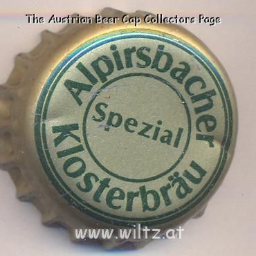 Beer cap Nr.9172: Alpirsbacher Klosterbräu Spezial produced by Alpirsbacher Klosterbräu Glauner GmbH & Co./Alpirsbacher