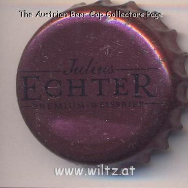 Beer cap Nr.9230: Julius Echter Premium Weissbier produced by Würzburger Hofbräu/Würzburg