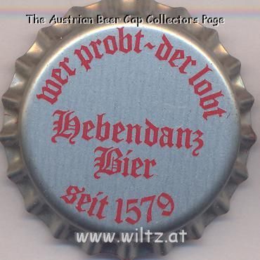Beer cap Nr.9262: Hebendanzer Bier produced by Brauerei F. Hebendanz/Forchheim