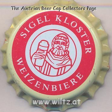 Beer cap Nr.9270: Weizenbier produced by Klosterbrauerei Sigel/Metzingen