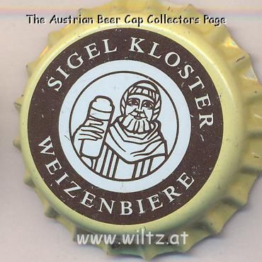 Beer cap Nr.9271: Weizenbier produced by Klosterbrauerei Sigel/Metzingen
