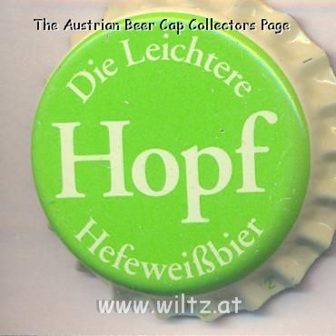Beer cap Nr.9283: Die Leicht Hefeweißbier produced by Weissbier Brauerei Hopf Hans KG/Miesbach