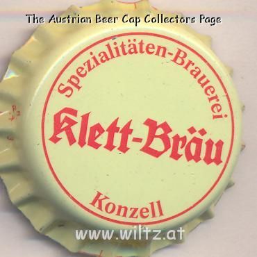Beer cap Nr.9298: Klett Bräu produced by Klett Bräu/Konzell