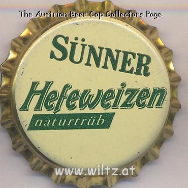 Beer cap Nr.9301: Sünner Hefeweizen Naturtrüb produced by Gebrüder Sünner/Köln