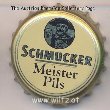 Beer cap Nr.9408: Schmucker Meister Pils produced by Schmucker/Mossautal