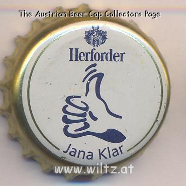 Beer cap Nr.9581: Herforder produced by Brauerei Felsenkeller/Herford
