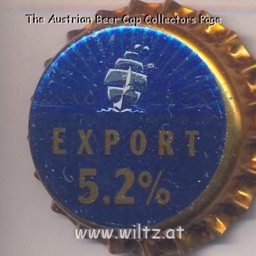 Beer cap Nr.9694: Export 5,2 produced by AB Pripps Bryggerier/Göteborg