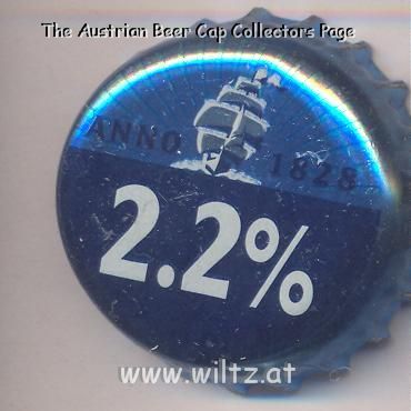 Beer cap Nr.9695: Pripps Bla 2,2 produced by AB Pripps Bryggerier/Göteborg