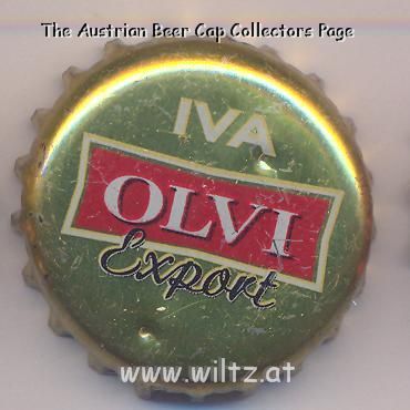 Beer cap Nr.9853: Olvi Export IVA produced by Olvi Oy/Iisalmi