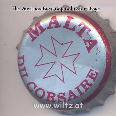 Beer cap Nr.9891: Malta du Corsaire produced by Brasserie du Corsaire/Baie-Mahault