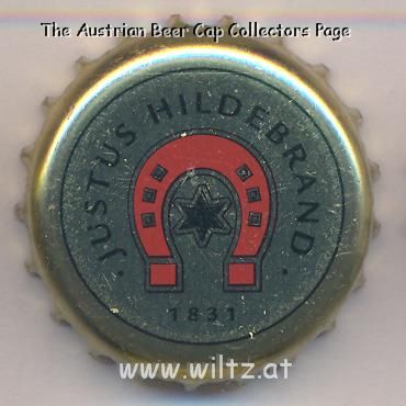 Beer cap Nr.9923: Justus Hildebrand produced by Pfungstädter Brauerei Hildebrand/Pfungstadt