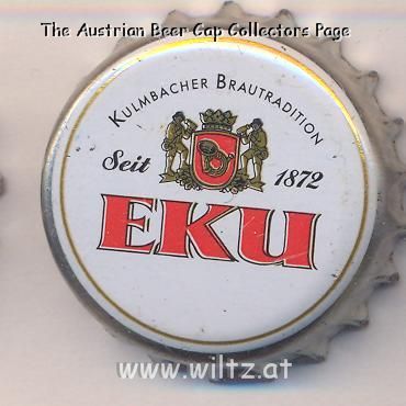 Beer cap Nr.9953: EKU produced by Erste Kulmbacher Actienbrauerei AG/Kulmbach