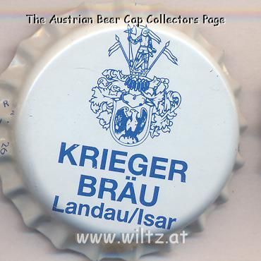 Beer cap Nr.10129: Krieger Bräu produced by Krieger Bräu/Landau/Isar