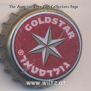 Beer cap Nr.10172: Goldstar produced by Tempo Beer Industries Ltd./Netanya
